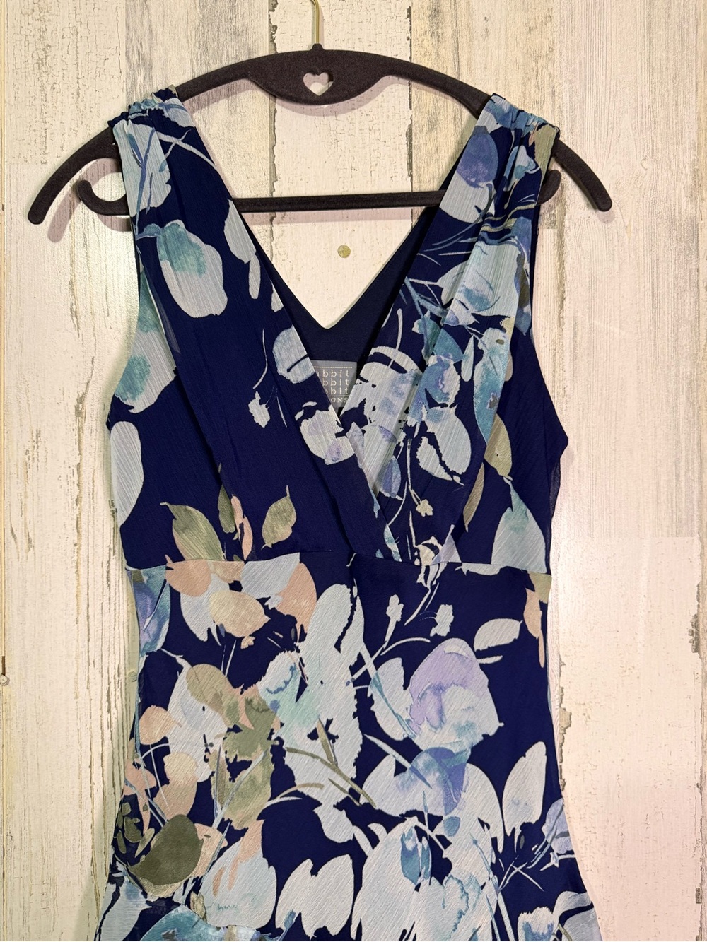 Rabbit Rabbit Rabbit Floral V-Neck Sleeveless Dress Size 4 - Picture 5 of 8